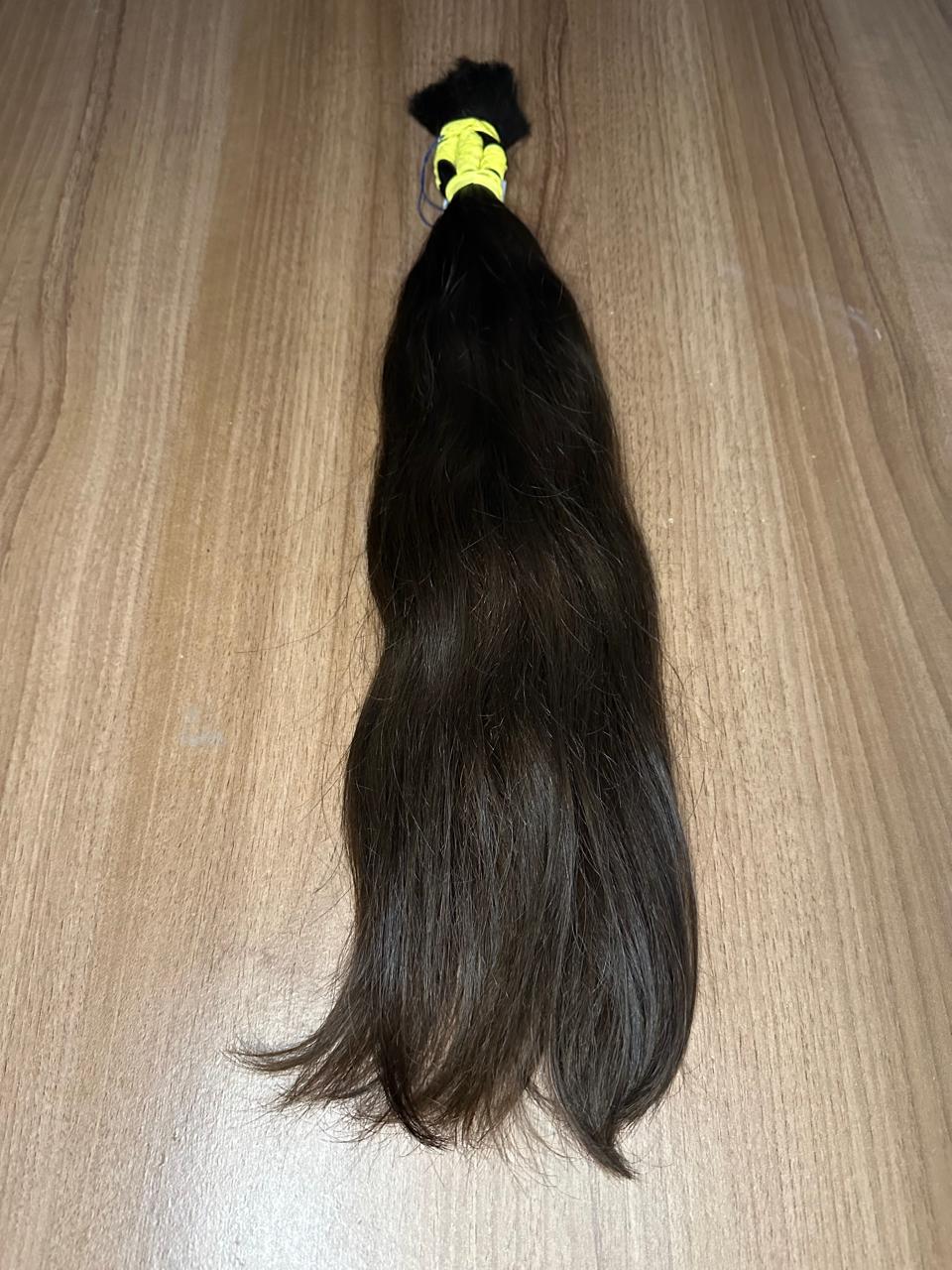 Mecha de cabelo brasileiro preto liso da Creative Hair