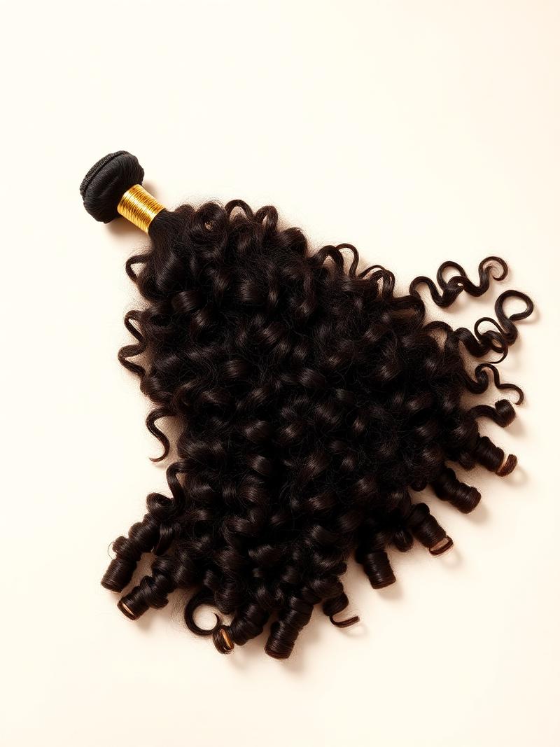 Mecha de cabelo brasileiro cacheado premium da Creative Hair
